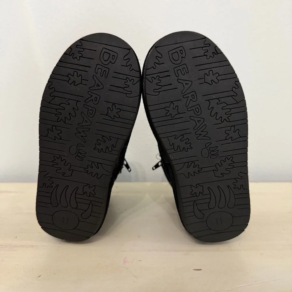 Bearpaw Black Suede Elle Short Boots